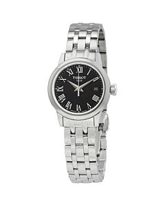 Women's Classic Dream Lady Stainless Steel Black Dial Watch