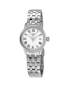 Women's Classic Dream Lady Stainless Steel White Dial Watch