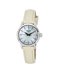 Women's Classic Dream Leather White Mother of Pearl Dial Watch