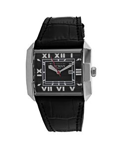Women's Classic Leather Black Dial Watch
