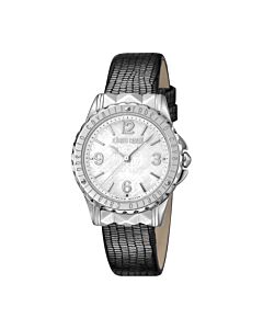 Women's Classic Leather Silver-tone Dial Watch