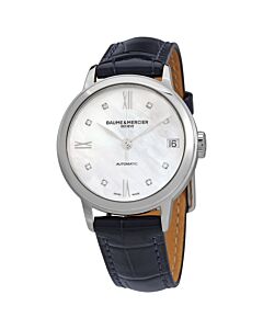 Women's Classima (Alligator) Leather Mother of Pearl Dial Watch