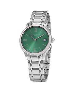Women's Classima Stainless Steel Green Dial Watch