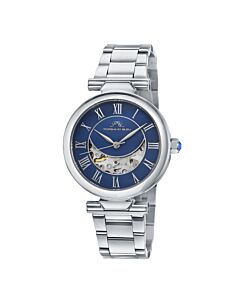 Women's Colette Stainless Steel Blue (Skeleton Cut-Out) Dial Watch