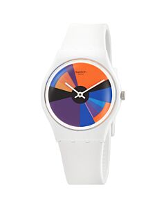 Women's Color Calendar Silicone Multicolored Dial Watch