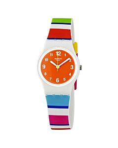 Women's Colorino Silicone Orange Dial Watch