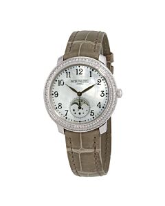 Women's Complications Alligator Leather White Mother of Pearl Dial