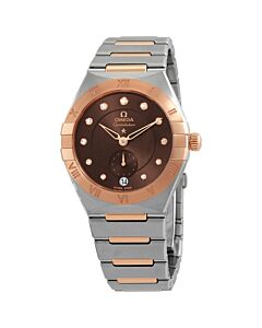 Women's Constellation Stainless Steel Brown Dial Watch
