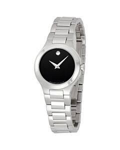 Women's Corporate Executives Stainless Steel Black Dial Watch