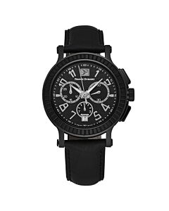 Women's Crazy Colors Chronograph Leather Black Dial Watch