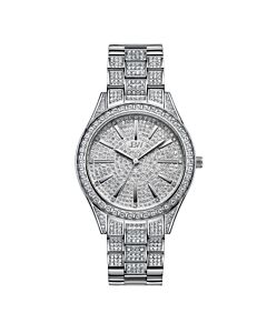 Women's Cristal 34 Stainless Steel Crystal Pave Silver (Crystal Pave) Dial Watch