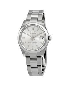Women's Datejust Stainless Steel Rolex Oyster Silver Dial Watch