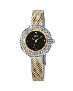 Women's Stainless Steel Mesh Two Tone Dial
