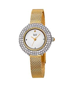 Women's Stainless Steel Mesh Silver Dial