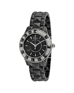 Women's Dior VIII Ceramic Black Dial Watch