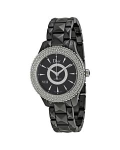 Women's Dior VIII Ceramic Black (Diamond-set) Dial Watch