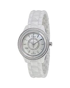 Women's DIOR VIII Ceramic Mother of Pearl (Diamond-set) Dial Watch