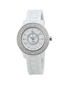Women's Dior VIII Ceramic White Dial Watch