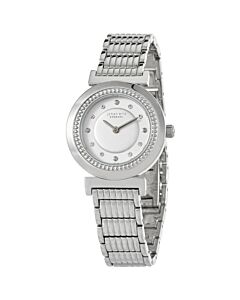 Women's Djursland Stainless Steel White Dial Watch