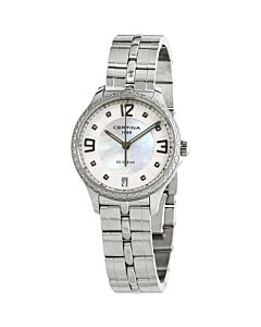 Women's DS Dream Stainless Steel White Mother of Pearl Dial Watch