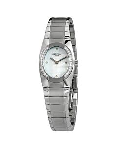 Womens-DS-Spel-Mini-Stainless-Steel-Mother-of-Pearl-Dial-Watch