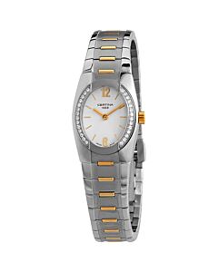 Womens-DS-Spel-Mini-Stainless-Steel-White-Dial-Watch