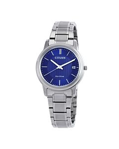 Women's Eco-Drive Stainless Steel Blue Dial Watch