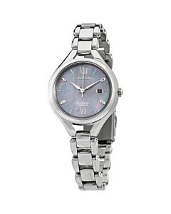 Women's Eco-Drive (Super) Titanium 1 Blue Mother of Pearl Dial Watch