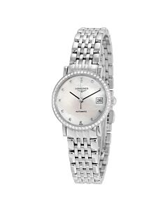 Women's Elegant Stainless Steel Mother of Pearl Dial