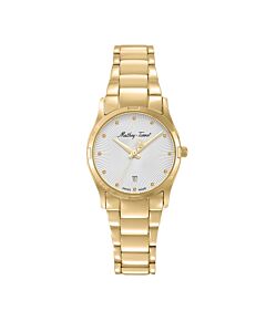 Women's Elisa Stainless Steel White Dial Watch