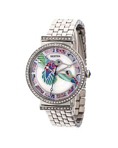 Women's Emily Stainless Steel Multicolor Mother of Pearl Dial