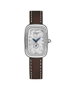 Women's Equestrian Leather Silver-tone Dial Watch