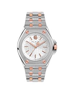 Women's Extreme Lady Stainless Steel Silver-tone honeycomb-patterned Dial Watch