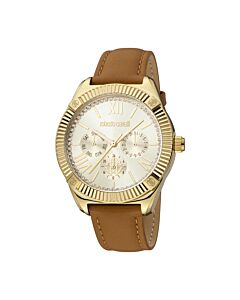 Women's Fashion Watch Leather Champagne Dial Watch