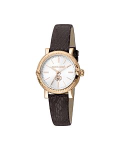 Women's Fashion Watch Leather Silver-tone Dial Watch