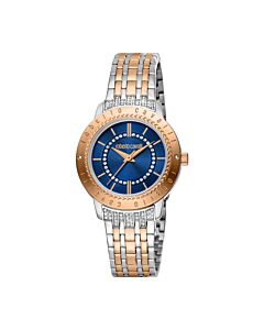 Women's Fashion Watch Stainless Steel Blue Dial Watch