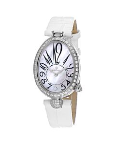 Women's Florentine Leather White Dial Watch