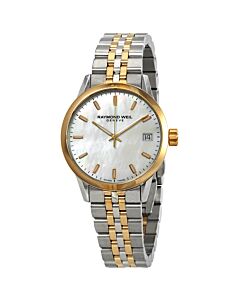 Women's Freelancer Stainless Steel Mother of Pearl Dial Watch