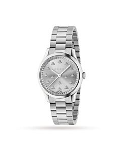 Women's G-Timeless Stainless Steel Silver-tone Dial Watch