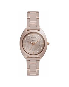 Women's Gabby Stainless Steel and Ceramic Brown Dial Watch