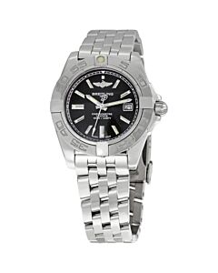 Women's Galactic 32 Stainless Steel Black Dial Watch