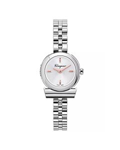 Women's Gancini Stainless Steel Silver Dial Watch