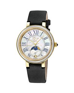 Women's Genoa Leather Mother of Pearl Dial Watch