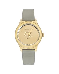 Women's Gibi Leather Gold-tone Dial Watch