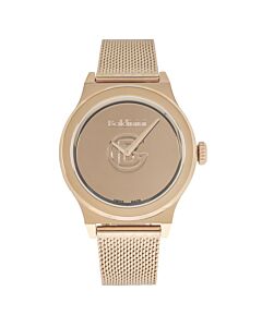 Women's Gibi Stainless Steel Rose Gold-tone Dial Watch