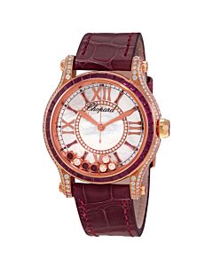 Women's Happy Sport (Alligator) Leather Mother of Pearl (Diamond-set) Dial Watch
