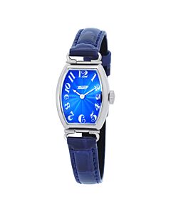 Women's Heritage Leather Blue Dial Watch