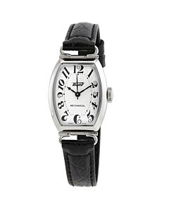 Women's Heritage Porto Leather White Dial Watch