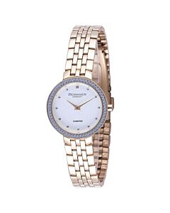Women's Hesse Stainless Steel White Dial Watch