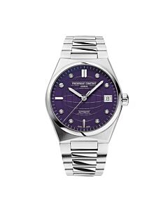 Women's Highlife Stainless Steel Purple Dial Watch